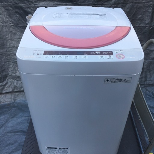 ◯ SHARP 全自動洗濯機 ES-GE60P-P 節水ドルフィンパル ◯