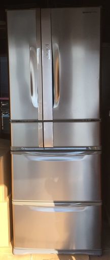 National 6ドア ノンフロン冷凍冷蔵庫 455L NR-F461A-SR 自動製氷付き 2005年製
