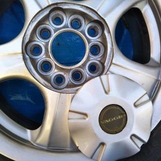 中古4本セット　アルミホイル　スタッドレスタイヤ