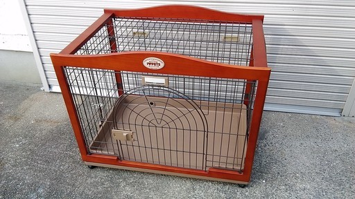 【未使用品】ボンビのゲージ♪　犬小屋　ペット　サークル　ウッドコレクション