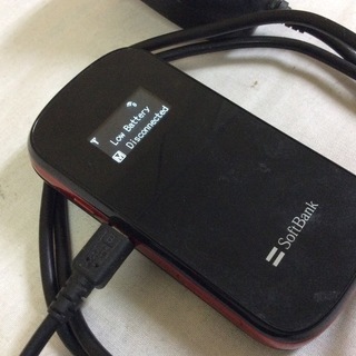 Softbank　ソフトバンク　wifi　007Z　充電コード付...