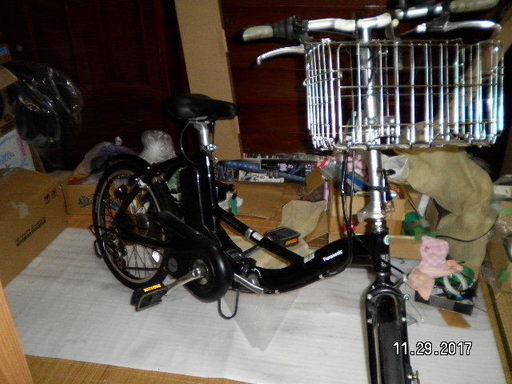 パナソニック電動アシスト折りたたみ自転車極美かっこいいですよ