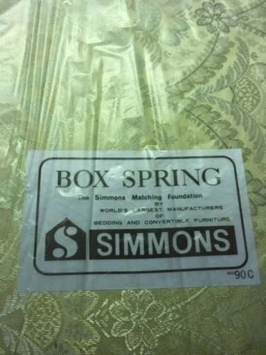 SIMMONS BOXSPRING シモンズ