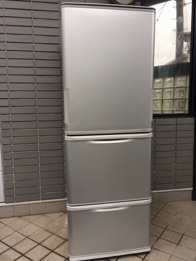シャープ 冷蔵庫 SJ-WA35B 2016年製 350L どっちもドア