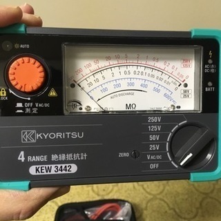 未使用品‼︎絶縁抵抗計
