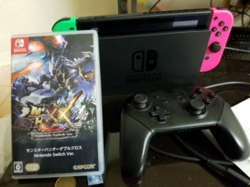 ニンテンドースイッチ　モンハン　ジョイコンプロ