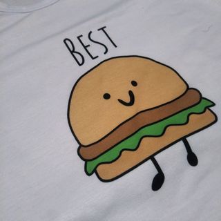 未使用 ハンバーガーTシャツ