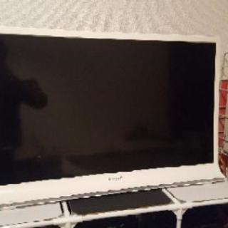 デザイン美品 SHARP テレビ32型 白  LC-32J10