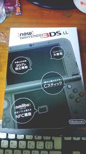 New3DS LL(箱あり　傷あり） ＋ポケットモンスターサン(セーブ削除済み）