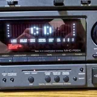 動作OK！SONY ソニー システムコンポ Pixy MHC-P99X ゴムベルト交換済