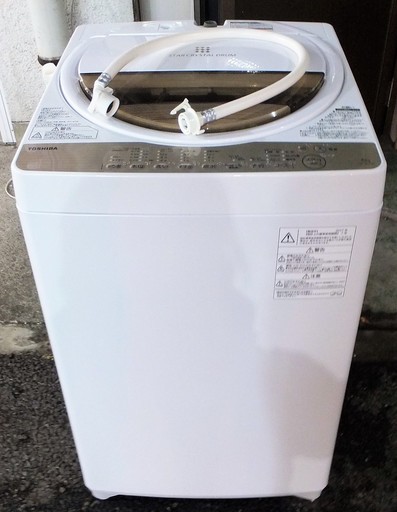 ☆\t東芝 TOSHIBA AW-6G5 6.0kg 全自動電気洗濯機◆パワフル浸透洗浄