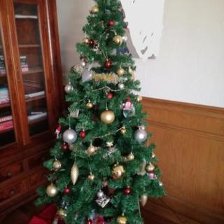 180cmクリスマスツリー+デコレーションセット