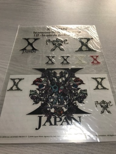 X JAPANステッカー