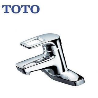 TOTO TLHG30EG ツーホールタイプ 取り替え用水栓金具 洗面所用 シングルレバー混合栓◆温度調整も蛇口の開け閉めも楽々