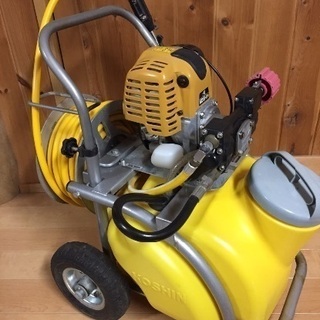 エンジン式小型動噴 タンク付き