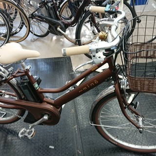 【新生活応援SALE】　YAMAHA　電動アシスト自転車　PAS　Mina　　2017モデル　　ブラウン