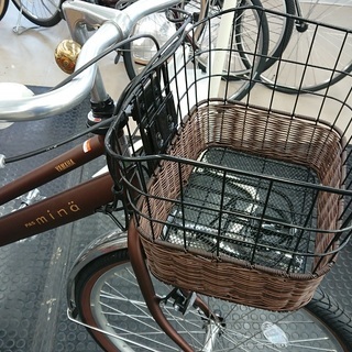 【新生活応援SALE】　YAMAHA　電動アシスト自転車　PAS　Mina　　2017モデル　　ブラウン