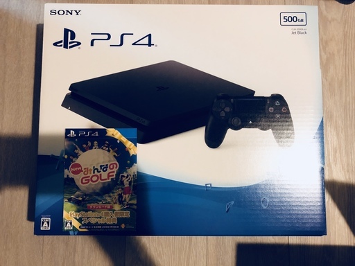 みんゴルDL付き■新品未開封■PlayStation(R)4 ジェット・ブラック 500GB CUH-2000