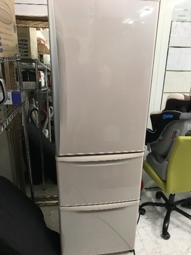 直送商品 ナショナル 2009年製 365L 3ドア冷蔵庫 冷蔵庫 