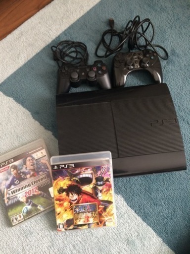 PS3 本体 + ソフト2本（コントローラー2台）