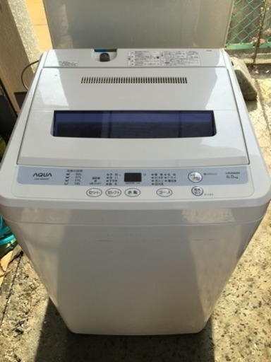 お買得 アクア 2012年製 6kg全自動洗濯機
