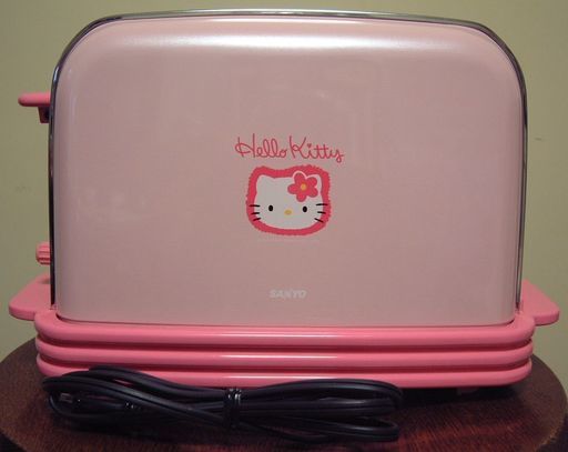 【交渉成立】 SANYO サンヨー Hello Kitty ハローキティ 自動トースター SK-KT11(P)S 中古
