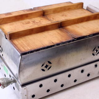 涌井工業 おでん鍋 6仕切り LPガス 蓋付き プロパンガス 動作確認済み ☆