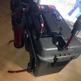 リール、ルビアス2004、ラバーネット、ロッドスタンド付きBOX