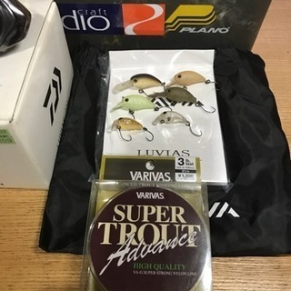 リール、ルビアス2004、ラバーネット、ロッドスタンド付きBOX