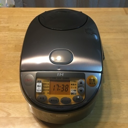 象印 IH炊飯器 NP-VL10 5.5合炊き 2014年