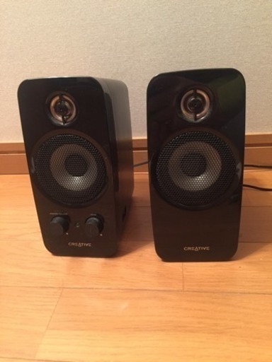 【美品】ゲームサウンドにいい！高音質小型2wayステレオスピーカー