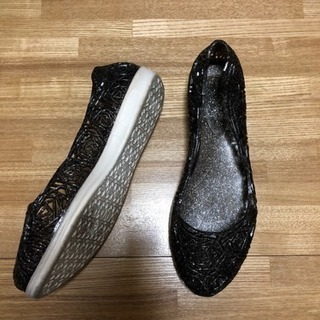 【値下げ 1000→500】ペタンコ靴 黒