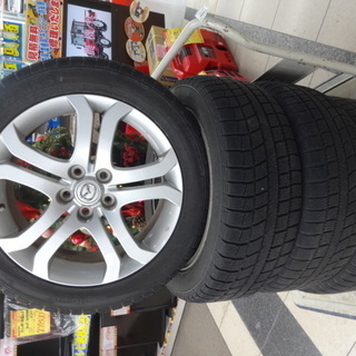 マツダ純正ホイールとスタッドレスタイヤの4本セット マツダ 純正
