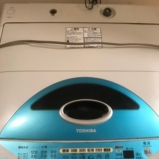 東芝 全自動洗濯機AW603GP(中古品)をお譲りします。