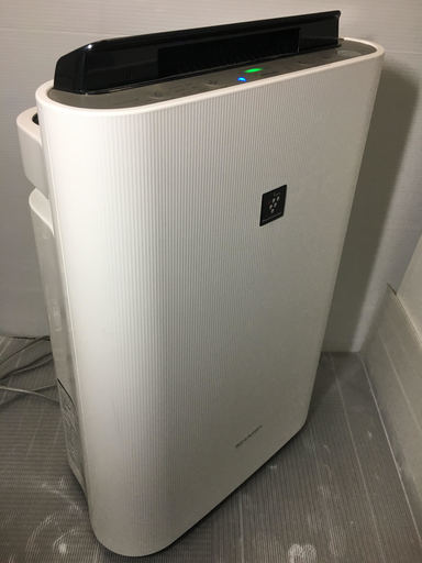 調布市　▽　美品　SHARP シャープ 　プラズマクラスター加湿空気清浄機 KC-E40-W　15年製 　▽