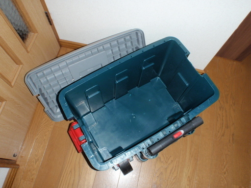 中古 アイリスオーヤマ Rvbox キャリー 650 グレー ダークグリーン 幅63 奥行44 高さ46cm コロ 北見のその他の中古あげます 譲ります ジモティーで不用品の処分