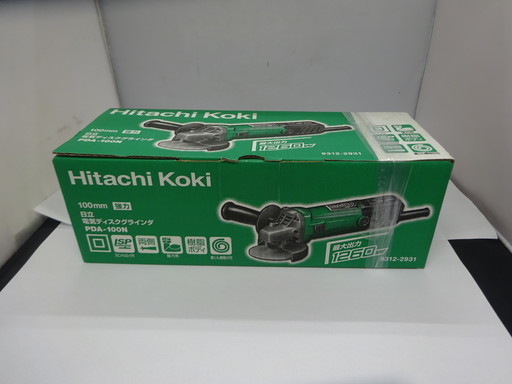 未使用 日立　電気ディスクグラインダー PDA-100N　HITACHI KOKI