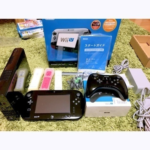 値下げ‼️WIIUプレミアムセット✨コントローラ＋ PROコントローラ＋センサーバー＋