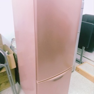 National かわいいピンクカラー冷蔵庫 2004年製 - キッチン家電