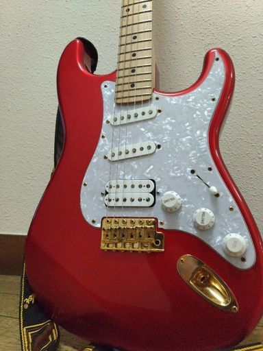 オーダーメイド カスタムギター ジミヘン 春畑 リバースラージヘッド♪トーカイ製 美品☆SUHR ピックアップ搭載☆