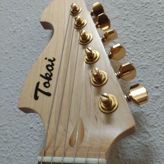 オーダーメイド カスタムギター ジミヘン 春畑 リバースラージヘッド♪トーカイ製 美品☆SUHR ピックアップ搭載☆