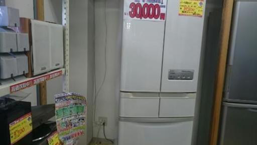 日立 6ドア冷蔵庫415L R-SF42YM 2009年製 中古品 (高く買い取るゾウ中間店)