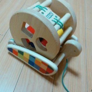 ポーランド製　バヨ社　木のおもちゃ　知育玩具　積み木パズル