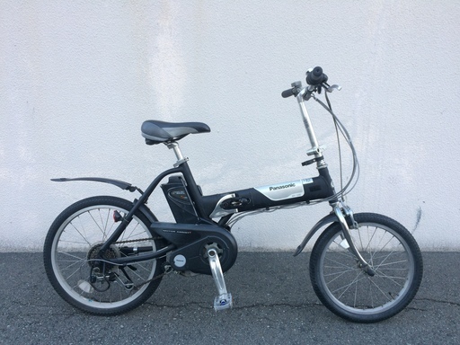 パナソニック　オフタイム　折り畳み　小径車　バッテリー二個　シュガードロップ　神戸市　電動自転車
