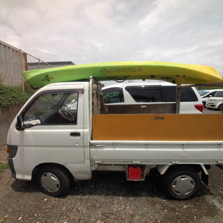 中古ですが、まだきれいな軽トラック用キャンパーシェル売ります