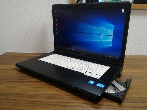 お取引中 第3世代i5 ﾒﾓﾘ6G SSD128G Office2016搭載! 爆速Windows10ノートPC Core-i5/ﾒﾓﾘ6GB/SSD128GB/DVD-RW/無線LAN/Kingsoft Office2016 [富士通 Lifebook A572/F]