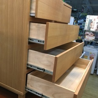 無印良品　　4段チェスト　タモ材　廃盤品 無印良品 チェスト タモ材 4段 廃盤
