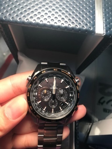 エディフィス EQW-T610 ソーラー電波 ブラック×ローズゴールド メンズ casio eqw t610 CASIO EDIFICE 電波ソーラー 腕時計 EQW-T610