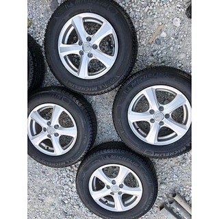 185/70/14 スタッドレス ホイール付き 交換工賃込み 美品-【RED CHOP 