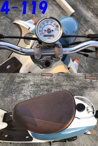 お取引頂きました。元気な2ストのビーノです～☆GARAGE-ECO千音寺☆ビーノ5AU黒　4-476名古屋市中川区より!! お取引頂きました。☆GARAGE-ECO千音寺☆ビーノ5AU青白 4-119名古屋市